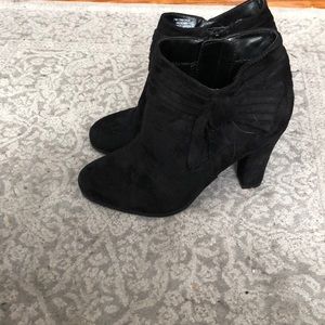 Suede booties